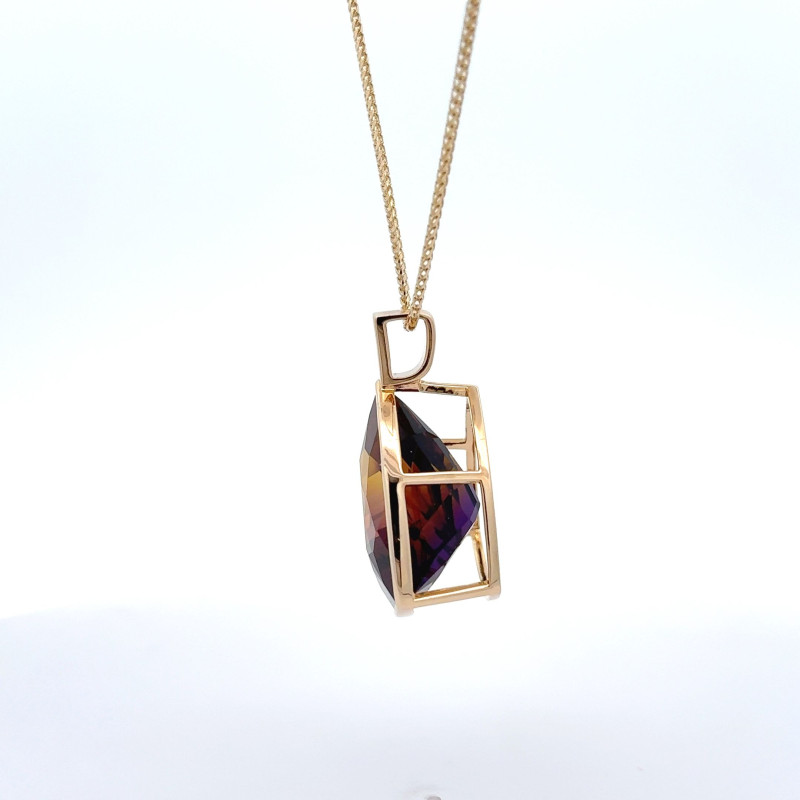 Ametrine Gemstone Pendant